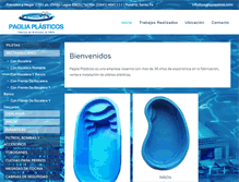Tablet Screenshot of pagliaplasticos.com